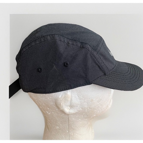 Vintage Nike AW84 Dri-fit 5 Panel Hat Cap OSFA Pin Striped - Picture 3 of 6